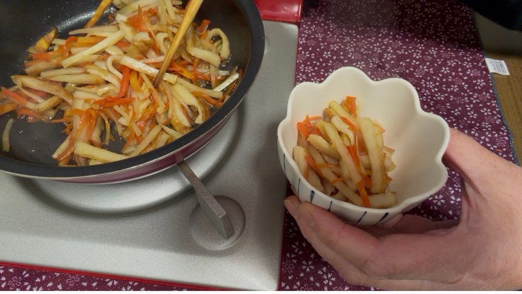 山うどのきんぴら