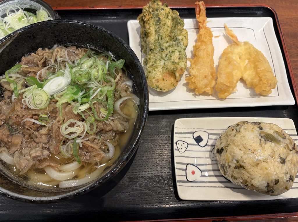 うどん王国のうどん定食